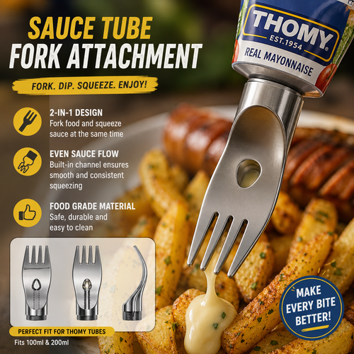 🍟 Sauce Tube Fork The Funniest Way to Eat Fries Since... Fries Were Invented.