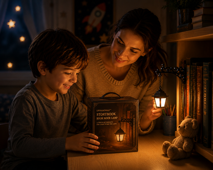 🔥Last Day 50% OFF📚Library Mini Bookshelf Lantern Lamp | Vintage Hanging LED Light・Book Nook Decor・Clip-On Design