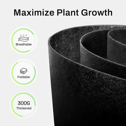 5 Gallon Grow Bags – Heavy Duty Aeration Fabric Pots with Handles for Vegetables, Flowers & Fruits