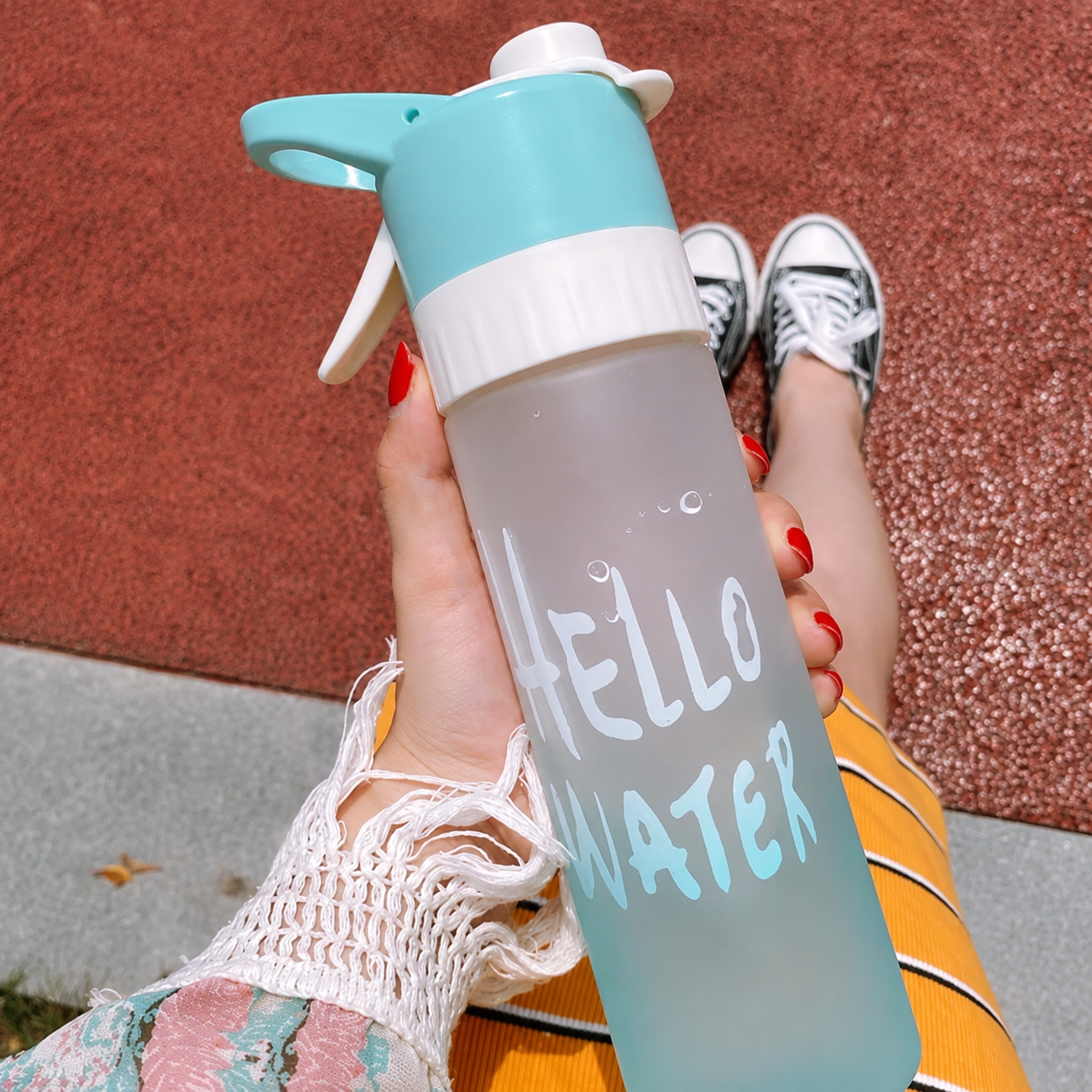 🔥Last Day 50% OFF☀️Eco-Mist Hydration Bottle | Dual Spray-Drink・Leak Proof・Summer Refresh