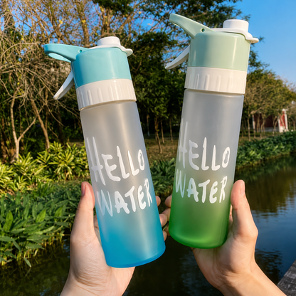 🔥Last Day 50% OFF☀️Eco-Mist Hydration Bottle | Dual Spray-Drink・Leak Proof・Summer Refresh