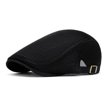Lightweight Breathable Mesh Flat Cap | Style & Cool Comfort For Summer
