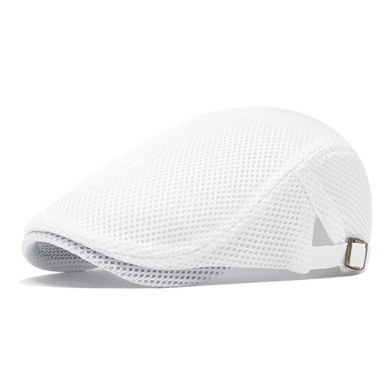 Lightweight Breathable Mesh Flat Cap | Style & Cool Comfort For Summer