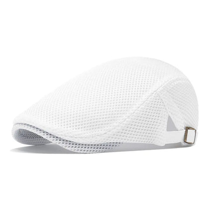Lightweight Breathable Mesh Flat Cap | Style & Cool Comfort For Summer