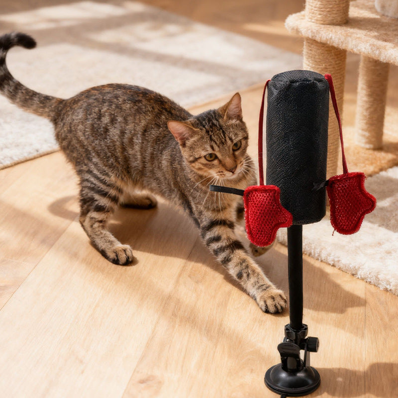 Suction Cup Cat Punching Bag Toy