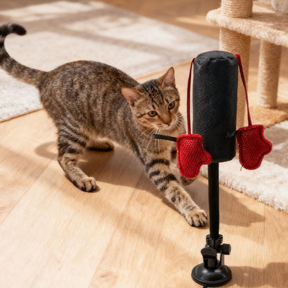 Suction Cup Cat Punching Bag Toy