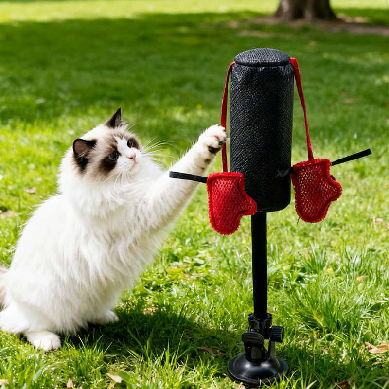 Suction Cup Cat Punching Bag Toy