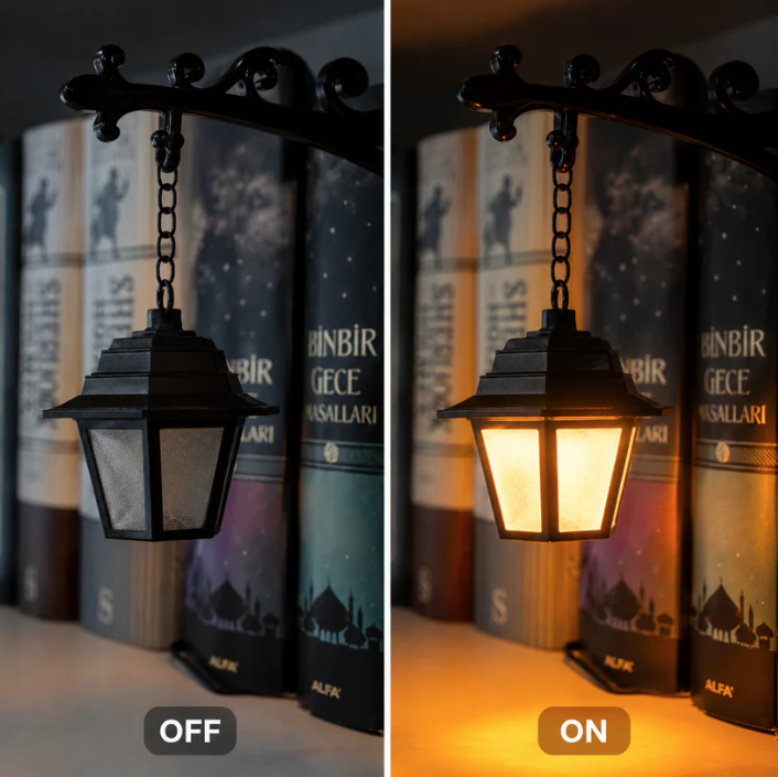 🔥Last Day 50% OFF📚Library Mini Bookshelf Lantern Lamp | Vintage Hanging LED Light・Book Nook Decor・Clip-On Design
