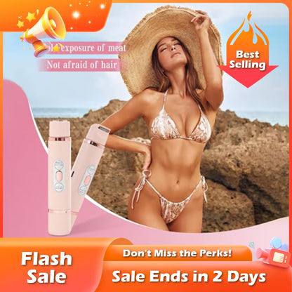 🔥Last Day 50%OFF - Winter & New Year Gift - Comfort 2 in 1 Electric Lady Shaver