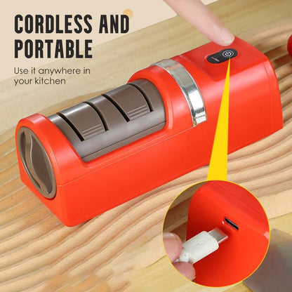 🔥LAST DAY 50% OFF🔥Automatic Kitchen Knife Sharpener🔪