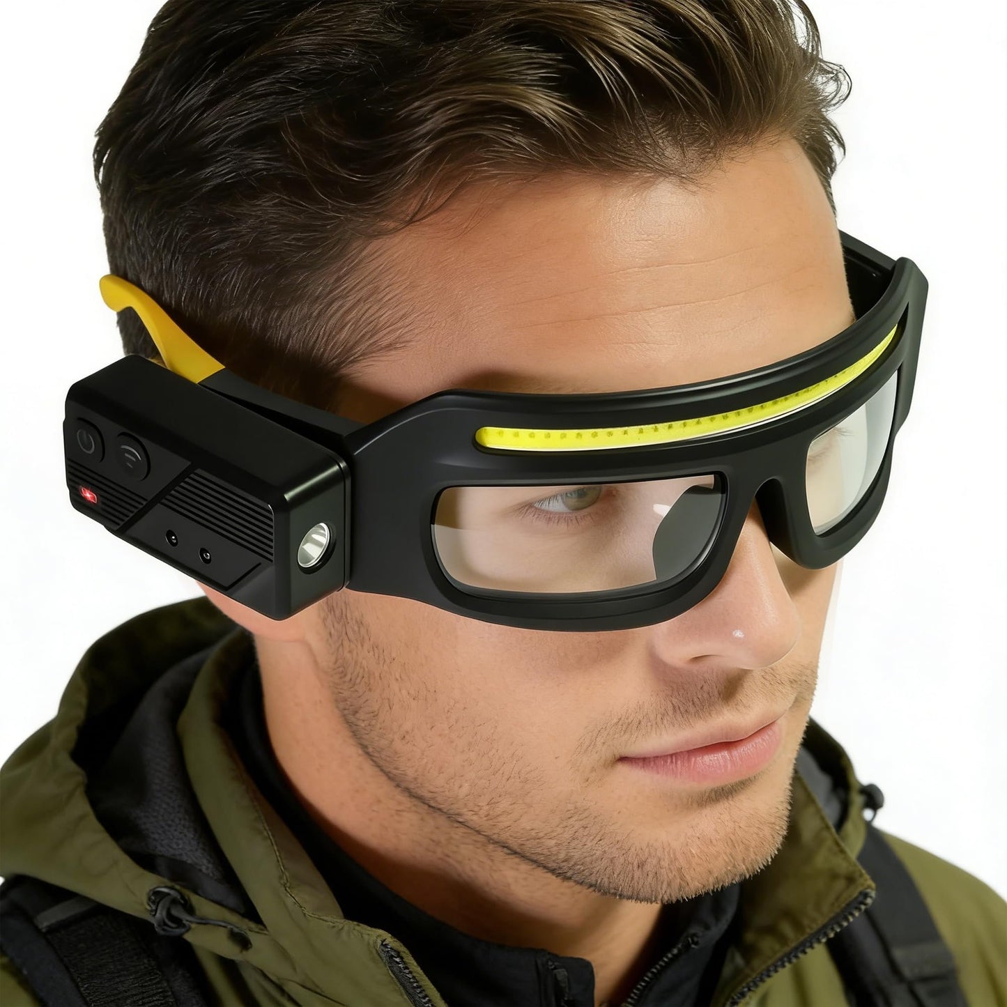💡Last Day 59% Off - 👓LED Glasses Rechargeable Headlight with Motion Sensor and Touch Control
