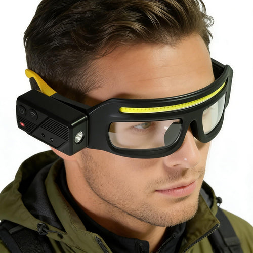 💡Last Day 59% Off - 👓LED Glasses Rechargeable Headlight with Motion Sensor and Touch Control