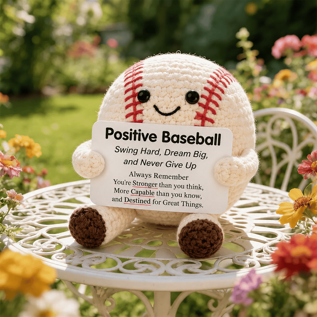⚽ Positive Soccer Buddy|Handmade Crochet Encouragement Gift 💚