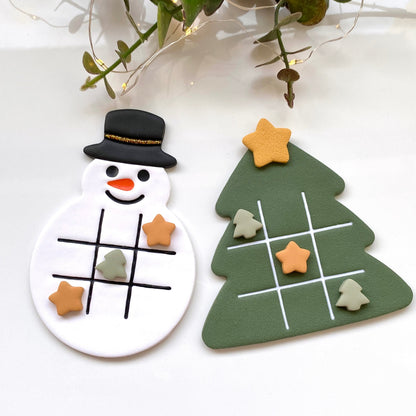 ✨🎄 Christmas TicTacToe Cookie Cutter 🎄✨