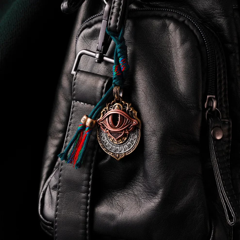 👁️‍🗨️Handmade Tarot Vision Pendant: Connect to Cosmic Wisdom Anytime(Cheat Sheet Included)