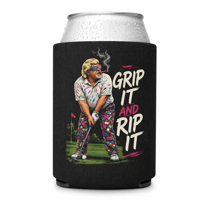 Grip It and Rip It | Funny Golf Can Cooler Sleeve