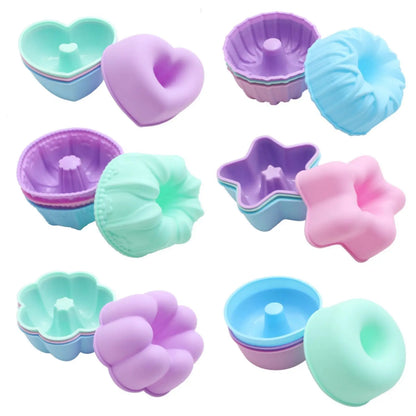 24 Pack Silicone Baking Cups