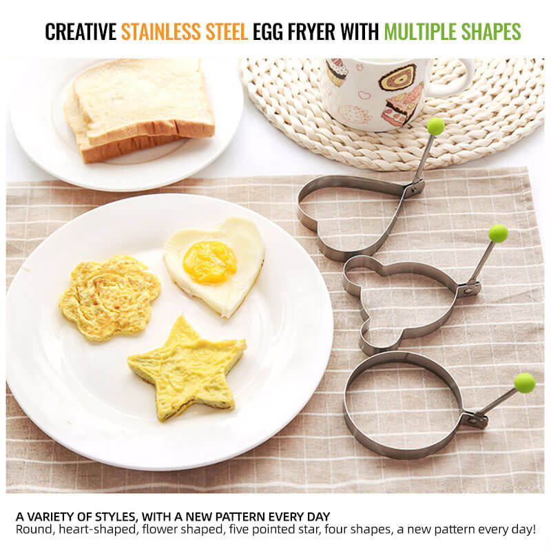 🔥 LAST DAY 50% OFF- 5 Counts Set Fried Egg Rings Molds