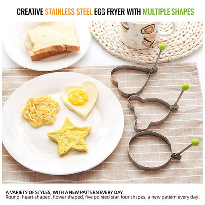 🔥 LAST DAY 50% OFF- 5 Counts Set Fried Egg Rings Molds