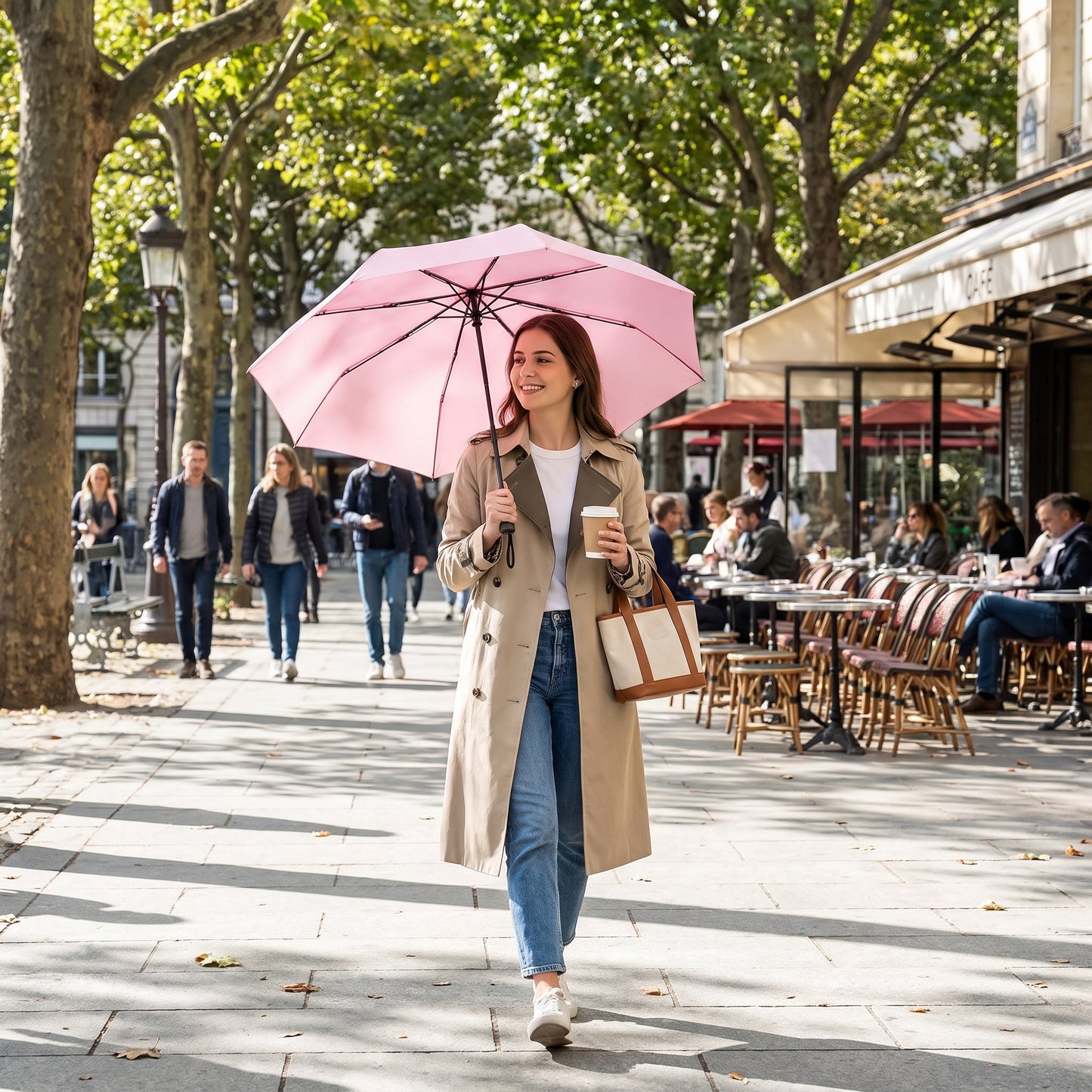 ✨Last Day 50%OFF🌂103g Feather-Light Pencil Umbrella | 20cm Mini Size UPF50+ UV Protection Sun & Rain Pocket Parasol ✨