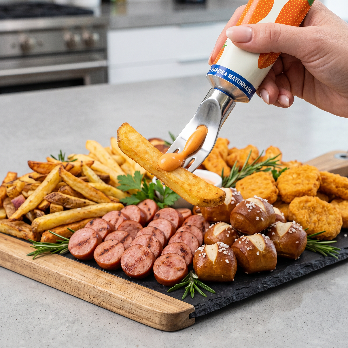 🍟 Sauce Tube Fork The Funniest Way to Eat Fries Since... Fries Were Invented.