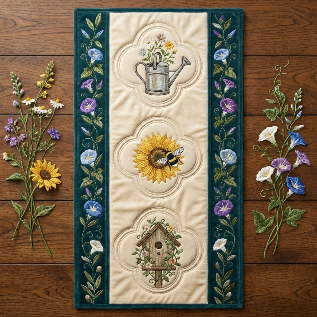 💖Summer Secret Garden Special Offer - Elegant Floral Premium Table Runner - Everyday Dining & Decor