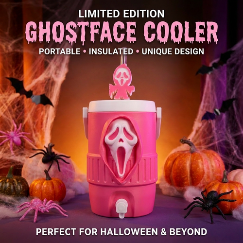 🔥Last Day 50% OFF👻3D Scream Ghost Face Tumbler | Portable Handle・Horror Gothic Design・Halloween Fan Cup
