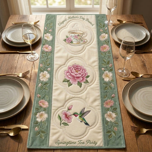 💖Mother's Day Special Offer - Elegant Floral Premium Table Runner - Everyday Dining & Decor