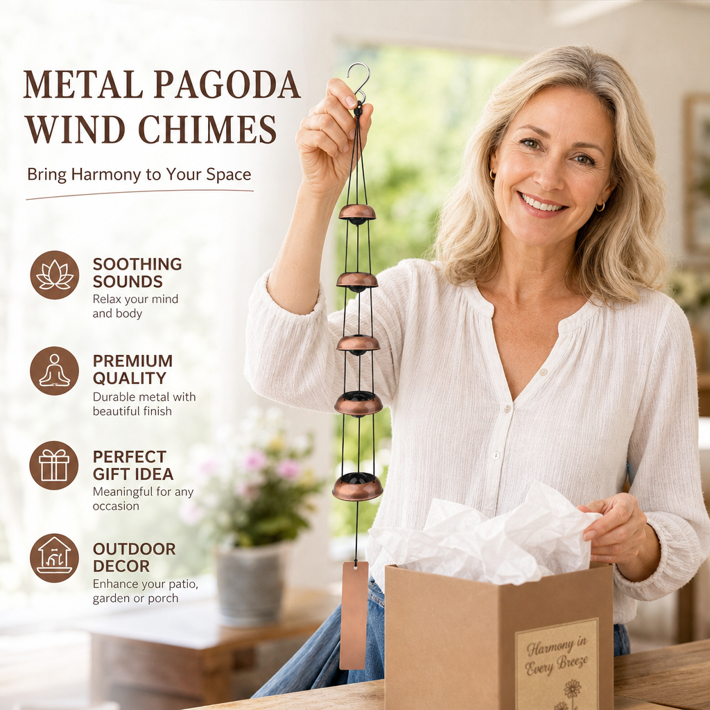 Metal Pagoda Wind Chimes