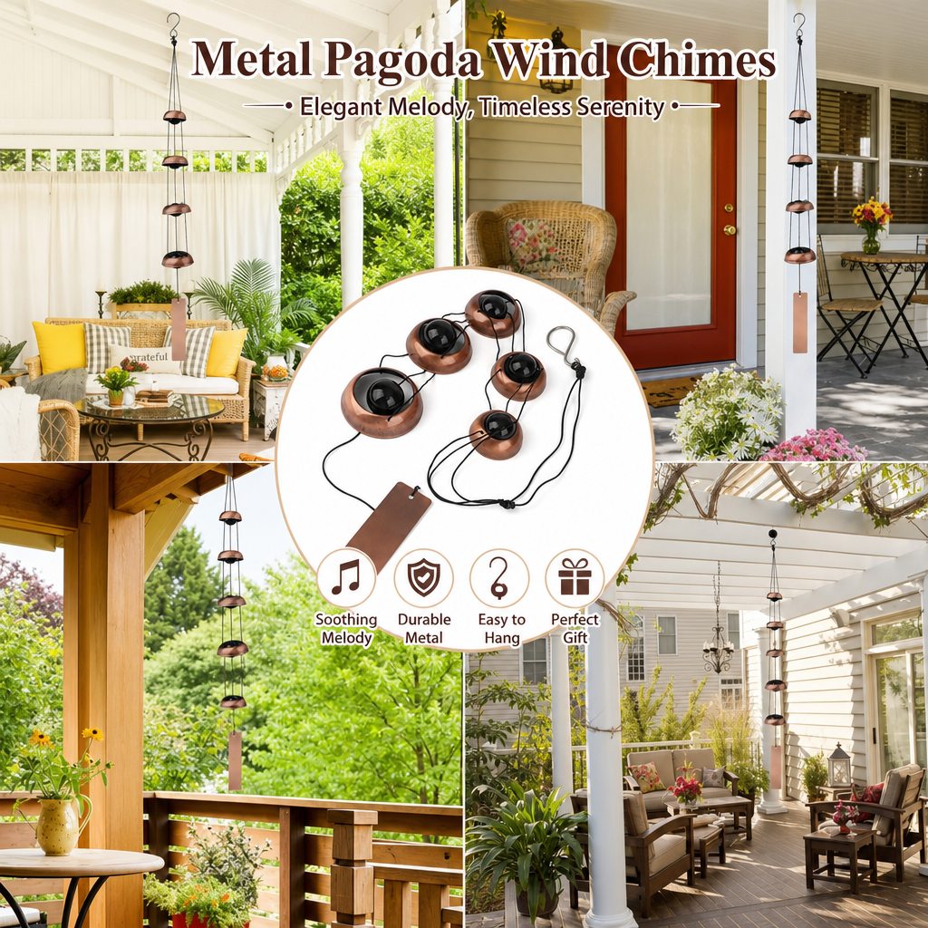 Metal Pagoda Wind Chimes
