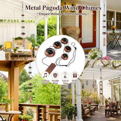 Metal Pagoda Wind Chimes