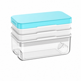 Blue (32 Ice cube tray*3+Ice Scoop*1)