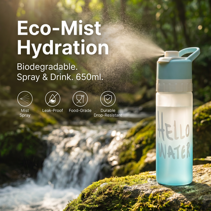 🔥Last Day 50% OFF☀️Eco-Mist Hydration Bottle | Dual Spray-Drink・Leak Proof・Summer Refresh