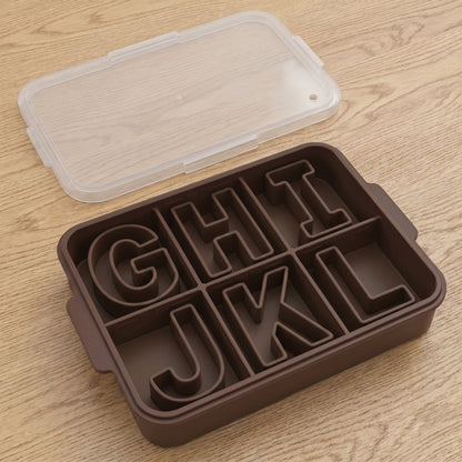 🔥70% OFF - Spell It Out! Premium Silicone Alphabet & Number Ice Mold Set 🧊🔤