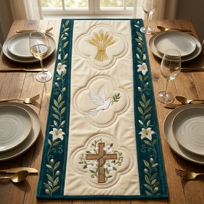 🕊️Religious Special Offerings✝️ - Elegant Floral Premium Table Runner - Everyday Dining & Decor