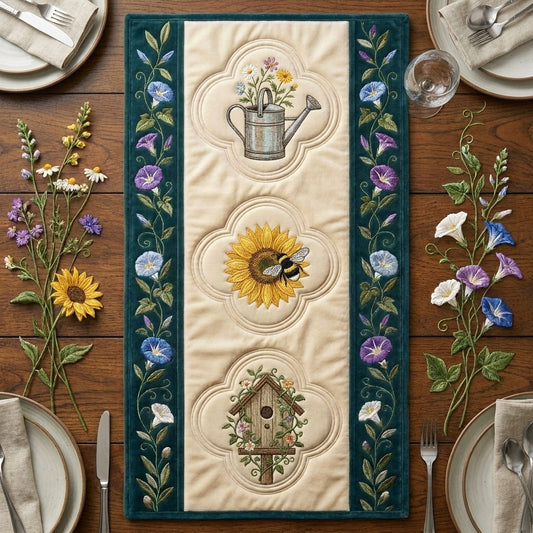💖Summer Secret Garden Special Offer - Elegant Floral Premium Table Runner - Everyday Dining & Decor