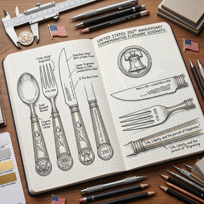 1776-2026 | United States of America 250th Anniversary Commemorative Flatware Collection