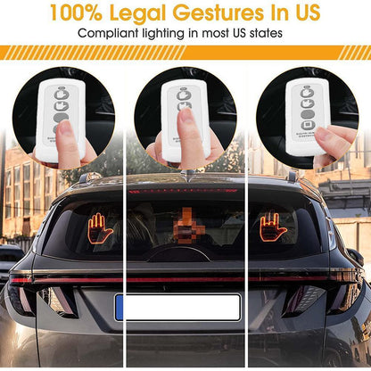 Fun Car LED Gesture Display Light