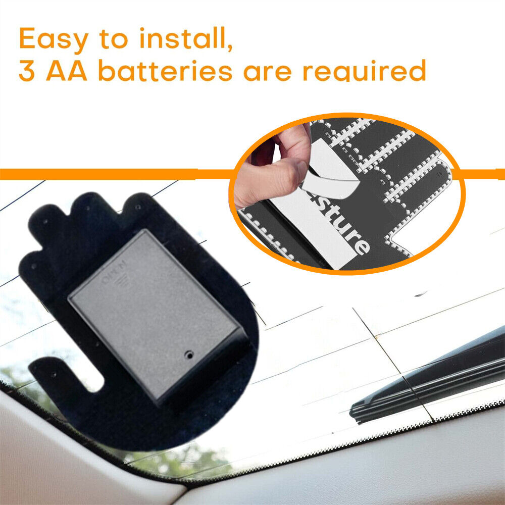 Fun Car LED Gesture Display Light