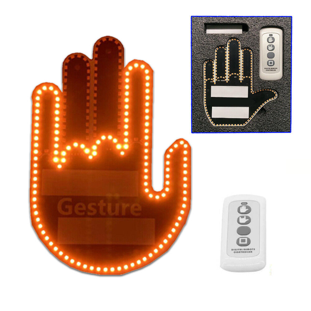 Fun Car LED Gesture Display Light