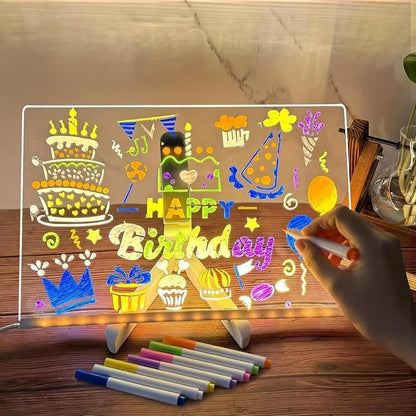 🎁Creative Rewritable Acrylic LED Message Board 🎨