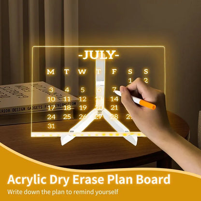 🎁Creative Rewritable Acrylic LED Message Board 🎨