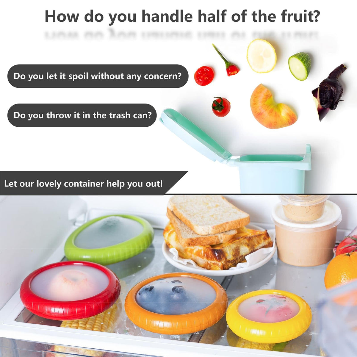 🔥Last Day Promotion-50% OFF 💥Fruit And Vegetable Anti-Oxidation Storage Box