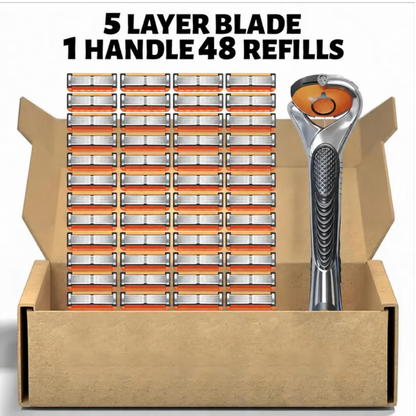 Men's Unscented Precision Razor Blade Replacement Handheld Kit🪒
