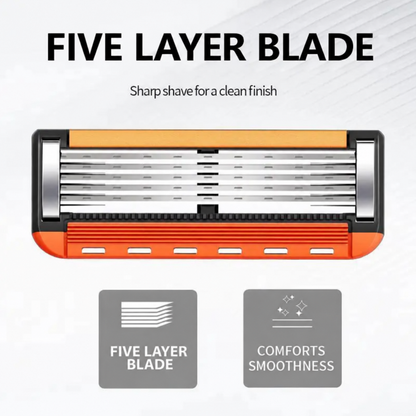 Men's Unscented Precision Razor Blade Replacement Handheld Kit🪒