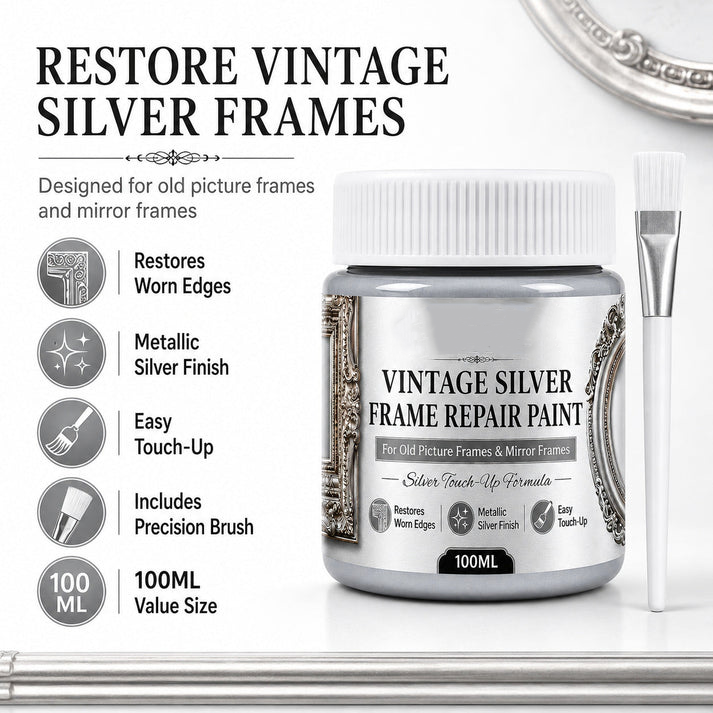 ✨Buy 2 Get 1 Free✨Gold/Silver Metallic Refinishing Repair Paste with Brush