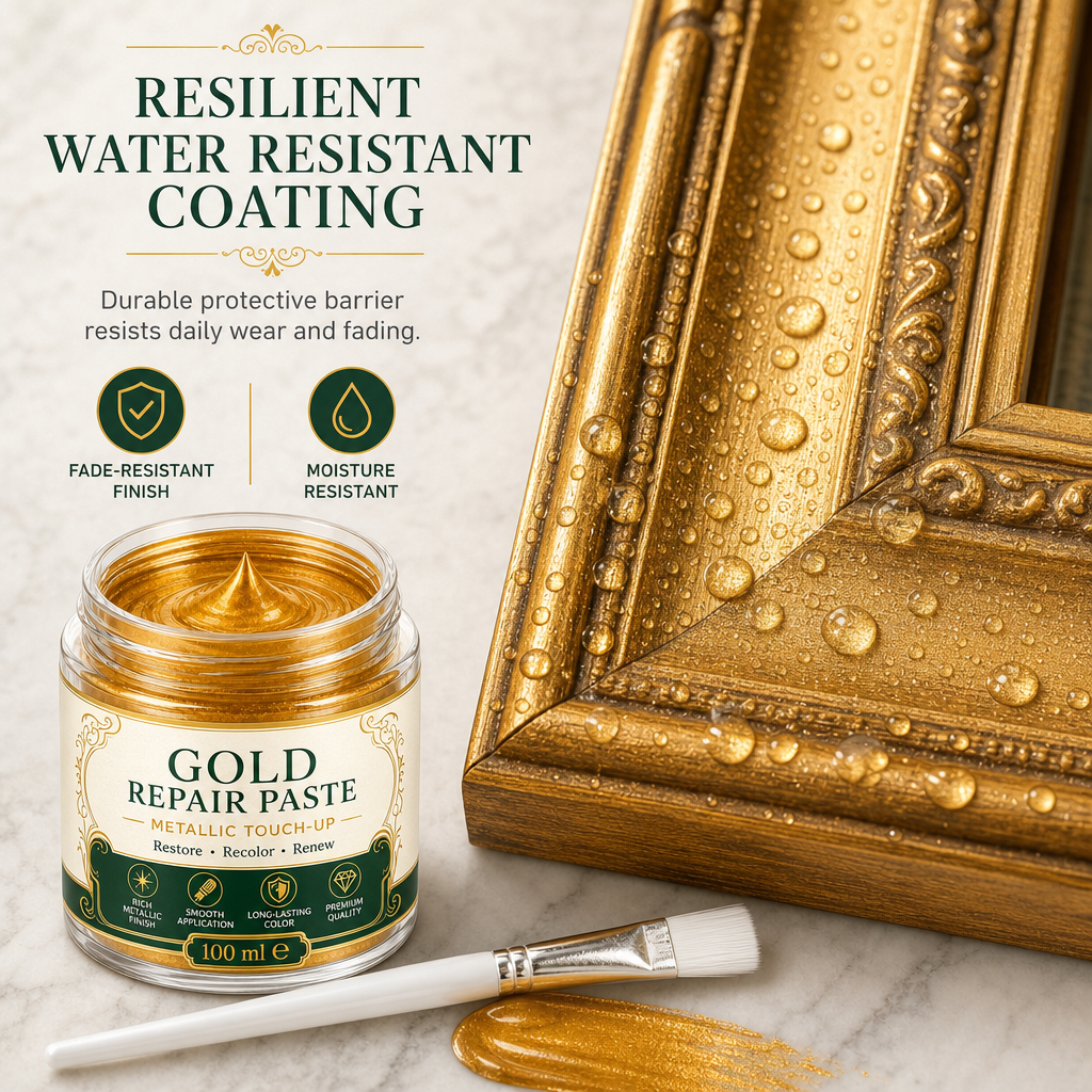 ✨Buy 2 Get 1 Free✨Gold/Silver Metallic Refinishing Repair Paste with Brush