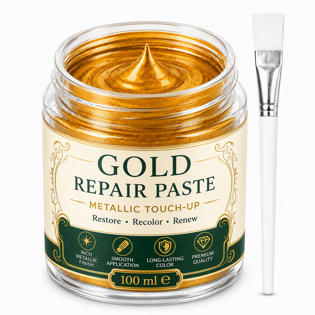✨Buy 2 Get 1 Free✨Gold/Silver Metallic Refinishing Repair Paste with Brush