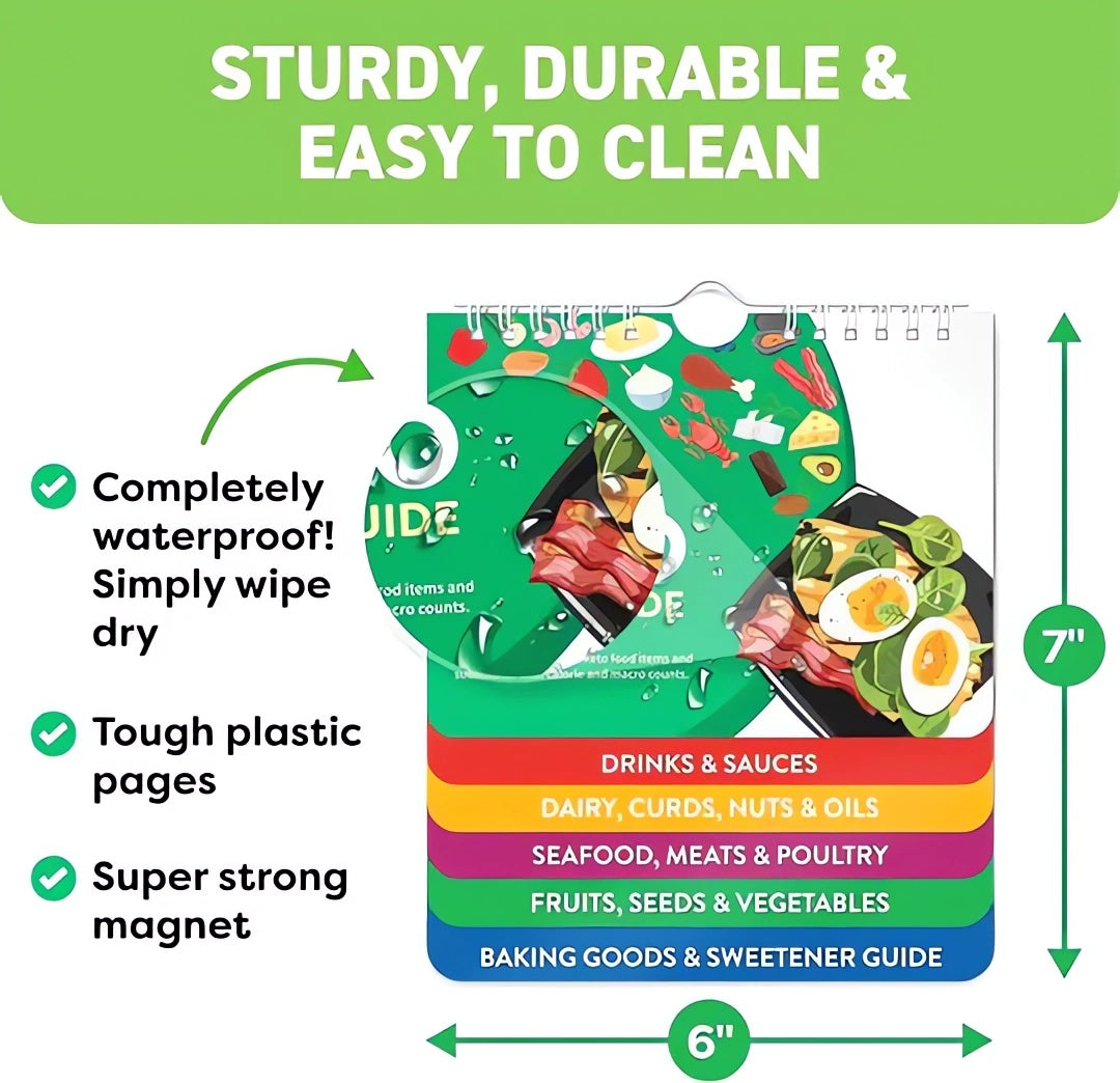 🔥 Air Fryer Cheat Sheet Magnets Cooking Guide Booklet