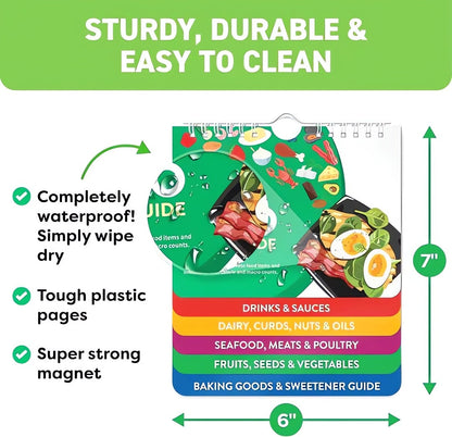 🔥 Air Fryer Cheat Sheet Magnets Cooking Guide Booklet